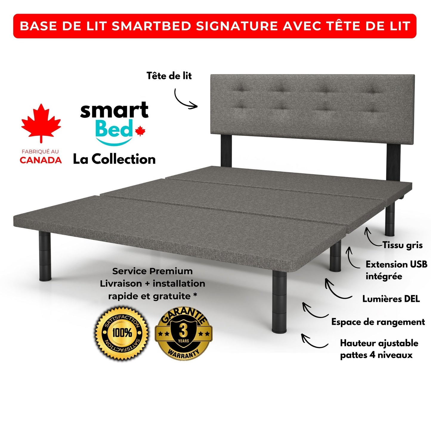 Tête de Lit SmartBed Signature